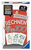 Ravensburger 80660 - Lernen Lachen Selbermachen: Rechnen bis 100, Kinderspiel ab 7 Jahren, Lernspiel für 1-5 Spieler, Kartenspiel