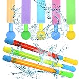 INSANYJ 8 Stück Wasserpistole Kinder Erwachsene, 21 cm Wasserspritze & 43 cm Wasserspritzpistole Große, Spritzpistole Super Soaker für Pool Spielzeug, Wasserspielzeug Schwimmbad, Strand Wasserpart