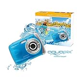 EasyPix W1024 Splash Digitalkamera, wasserdicht 3m, CMOS 10MP, 2,4 'LCD, blau