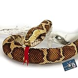 Tigerpython Kuscheltier Schlange Python 150 cm Plüschschlange Plüschtier ZÜNGLI - Kuscheltiere*biz