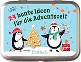 Pattloch Geschenkbuch 24 Bunte Ideen für die Adventszeit: Weihnachtliche Bastel-, Spiel- und Backideen für die Adventszeit. Kreative Beschäftigungen für Kinder ab 5 Jahren