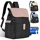 Mumore Wickeltasche Baby Wickelrucksack groß Rosa [3 in 1 MULTIFUNKTIONAL] mit integrierter Wickelauflage Wickelunterlage für unterwegs Babyzubehör