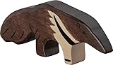 HOLZTIGER 80620 - Ameisenbär aus Holz, handgearbeitetes Holzspielzeug aus Ahorn, Farben auf Wasserbasis, fördert Fantasie & Kreativität der Kinder, Made IN Europe, 14cm x 2cm x 6cm, ab 3 Jahre