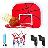 Basketballkorb fürs Zimmer, Mini Basketballkorb fürs Zimmer Mit Ball, Kinder Mini Basketball Korb Set mit Ball Netz und Luftpumpe Indoor-Sportspielzeug