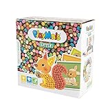 PlayMais Mosaic Little Forest Kreativ-Set zum Basteln für Kinder ab 3 Jahren | Über 2.300 Stück & 6 Mosaik Klebebilder mit Waldtieren | Fördert Kreativität & Feinmotorik | Natürliches Spielzeug