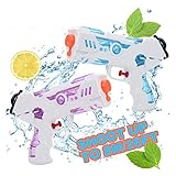 KATELUO Wasserpistole Spielzeug Klein, 2 Stück Wasserpistolen Set, Wassergewehr für Erwachsene Kinder, Wasser Blaster, für Sommerpartys im Freien Strand Pool Garten Spielzeugfür Kinder Erwachsener
