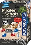 KOSMOS 657888 Piraten-Schatz Experimentierset, Ausgrabungs-Set für Kinder ab 7 Jahren, Schatzsucher, Fundstücke, Gipsblock, Geologie, Mitbringsel, Geschenk