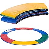 Arebos Trampolin Randabdeckung Federschutz Ø 183 cm | Trampolin Randschutz | Trampolinzubehör aus PVC und PE | Reißfest | Federabdeckung 100% UV-beständig & wasserabweisend | Bunt