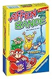 Ravensburger 23114 - Affenbande, Mitbringspiel für 2-4 Spieler, Kinderspiel ab 3-6 Jahren, kompaktes Format, Reisespiel