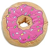 United Labels The Simpsons Kissen Donut, Plüsch, Black, 1 Stück (1er Pack)