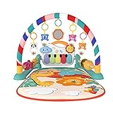 Eners Baby Spielbogen Baby Spieldecke mit Musik & Lichtern – Pädagogisches Spielzeug für Baby & Kleinkinder 0-24 Monate, Grün