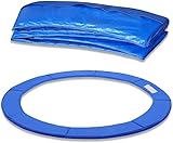 FIVMEN 244 cm Trampolin Randabdeckung Trampolin Umrandung Federschutz Randschutz Reißfest UV-beständig Federabdeckung Abdeckung Trampolin Ersatzteile, Blau