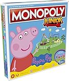Monopoly Junior: Peppa Pig Edition, Brettspiel für 2 – 4 Spieler, Indoorspiel für Kinder ab 5 Jahren