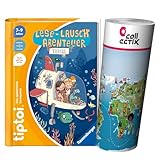 tiptoi Ravensburger Buch für Lese Anfänger - Lese Lausch Abenteuer - Tiefsee + Kinder Wimmel Weltkarte | Für Kinder ab 7 Jahre | Lesen, Lesemotivation, Spiele