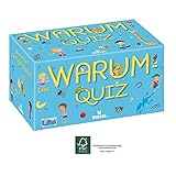 moses. Das Warum-Quiz, Kinder Wissensquiz mit 100 spannenden Warum-Fragen, Kinderquiz rund um Allgemeinwissen, Ratespiel für neugierige Kids ab 6 Jahren, White