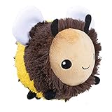 Biene Kuscheltier 20 cm Hummel Plüschtier Bumblebee Plüsch Spielzeug lustige Geschenk für Kinder und Erwachsene, Mädchen und Jungen