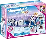 PLAYMOBIL Magic 9474 Schlitten mit Königspaar, mit Zubehör für ein winterliches Picknick, für Kinder ab 4 Jahren [Exklusiv bei Amazon]