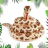 AYSYR Schlange Kuscheltier Große,Kuscheltier Schlange Emulation,Schlangen Kuscheltiere für Kinder Jungen Mädchen,Snake Prank Requisiten,Schlangen Spielzeug Halloween-Dekorationen(200 cm/78.7 in)