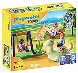 PLAYMOBIL 1.2.3 71157 Spielplatz, Lernspielzeug & Motorikspielzeug für Kleinkinder, Erstes Spielzeug für Kinder ab 1,5 bis 4 Jahre