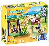 PLAYMOBIL 1.2.3 71157 Spielplatz, Lernspielzeug & Motorikspielzeug für Kleinkinder, Erstes Spielzeug für Kinder ab 1,5 bis 4 Jahre