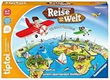 Ravensburger tiptoi Spiel 00117 Unsere Reise um die Welt - Lernspiel ab 4 Jahren, lehrreiches Geografiespiel für Jungen und Mädchen, für 1-4 Spieler