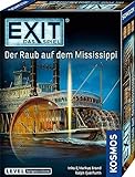 KOSMOS 691721 EXIT - Das Spiel - Der Raub auf dem Mississippi, Level: Fortgeschrittene, Escape Room Spiel, EXIT Game für 1-4 Spieler ab 12 Jahre, EIN einmaliges Gesellschaftsspiel