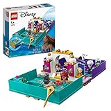 LEGO 43213 Disney Prinzessin Die kleine Meerjungfrau Märchenbuch Spielzeug zum Bauen für Kinder, Mädchen und Jungen ab 5 Jahren mit Arielle und Prinz Erik Mikro-Puppen, 2023 Film