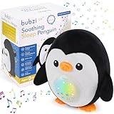 Spieluhr Baby Schrei-aktivierter Sensor Weisses Rauschen Spielzeug -Einschlafhilfe Babys- Pinguin Sound machine -Kleinkind Schlafhilfe-Baby Nachtlicht Einzigartiges Baby Geschenk Kinderwagen Spielzeug