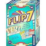 Kosmos 685430 Flip 7, deutsche Ausgabe, Kartenspiel mit schnellem und einfachen Black Jack Prinzip, für 3-18 Personen ab 8 Jahren, Spiel für große Gruppen, nominiert zum Spiel des Jahres 2025