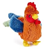 Zappi Co Kinder Kuschelweiches Plüschtier - Perfekte kuschelige Spielgefährten für Kinder Geburtstage und besondere Anlässe(12-15cm) (Hahn)