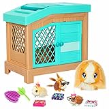 Little Live Pets – Mama Surprise | Interaktives Mama-Meerschweinchen mit Stall und 3 Überraschungsbabys. Über 20 Geräusche und Reaktionen, Spielmuster wiederholbar, 5 jahre / 60 monate