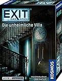 KOSMOS 694036 EXIT - Das Spiel - Die unheimliche Villa, Level: Fortgeschrittene, Escape Room Spiel, für 1 bis 4 Personen ab 12 Jahren, einmaliges Event-Spiel, spannendes Gesellschaftsspiel 