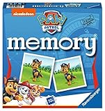 Ravensburger - 20743 Paw Patrol Memory, der Spieleklassiker für alle Fans der TV-Serie Paw Patrol, Merkspiel für 2-8 Spieler ab 4 Jahren