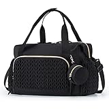 SUYUKU Multifunktionale Wickeltasche, große Kapazität, Schultertasche mit Schnulleretui für Mutterschaft und Baby, Wickeltasche, Reisen, Strand, Schwarz , Large Capacity Diaper Bag