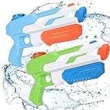 Wasserpistole Spielzeug für Kinder, joylink 2er 650ML Wasserspritzpistole mit 11M Reichweiter, Waasergewehr Water Gun Spritzpistolen für Kinder für Outdoor, Poolpartys, Freezefire