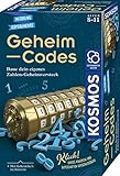 Kosmos 658076 Geheim-Codes, Baue EIN eigenes Zahlen-Geheimversteck, Codes knacken, Nachrichten und Geheimnisse verschlüsseln, Experimentierset für Kinder ab 8-11 Jahre, Kryptex Mitbringsel Geschenke