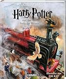 Harry Potter und der Stein der Weisen (Schmuckausgabe Harry Potter 1): Vierfarbig illustrierte Ausgabe mit großformatigen Bildern und Lesebändchen – der Kinderbuch-Klassiker zum Vorlesen