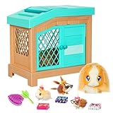 Little Live Pets – Mama Surprise | Interaktives Mama-Meerschweinchen mit Stall und 3 Überraschungsbabys. Über 20 Geräusche und Reaktionen, Spielmuster wiederholbar, 5 Jahre / 60 Monate#