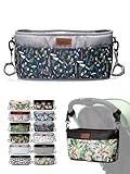 Wickeltasche [Organizer für Kinderwagen] Buggy Babytasche Kinderwagentasche mit Getränkehalter universal mit Reißverschluss (Modell 3)