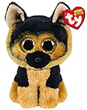 TY 36309 Spirit Deutscher Schäferhund - Beanie Boos, 15 cm Braun Schwarz