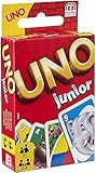 Mattel Games 52456 - UNO Junior Kartenspiel für Kinder, Kinderspiele geeignet für 2 - 4 Spieler ab 3 Jahren, Inhalt: 1 Stück