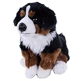 Teddys Rothenburg Kuscheltier Berner Sennen 30 cm sitzend braun/schwarz/weiß Plüschbernersennen Plüschhund Uni-Toys