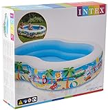 Intex Swim Center Seashore Pool - Kinder Aufstellpool - Planschbecken - 262 x 160 x 46 cm - Für 3+ Jahre