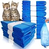 Nachfüllbeutel für Katzenstreu 12 Stück Kompatibel Litter Locker Nachfüllkassette 4.5m Windeleimer Nachfüllkassetten Katzeneimer,für meisten Mülleimer,Windelbehälter und Katzenstreu-Behälter (Blau)