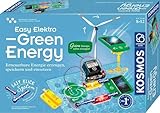 KOSMOS 620684 Easy Elektro - Green Energy, Amazon Exklusiv, Erneuerbare Energie erzeugen speichern und einsetzen, Experimentierkasten für Kinder ab 8-12 Jahre zu Strom Erzeugung