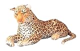Leopard XXL Plüschtier 110 cm Kuscheltier Softtier Raubkatze Stofftier