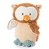 NICI 47095 Kuscheltier Baby Owlino 70 cm Plüschtier für Mädchen, Jungen & Babys – Stofftier Eule zum Kuscheln, Spielen & Schlafen – Gemütliches Schmusetier ab 0 Monaten, BRAUN/GRÜN