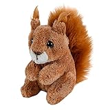 Teddys Rothenburg Eichhörnchen klein 11 cm braun Kuscheltier Plüschtier