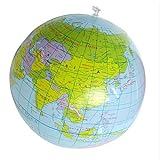 CROSYO 1 stücke 30cm Aufblasbare Globus Welt Erde Ozean Karte Ball Geographie Lernen Pädagogische Strand Ball Kinder Spielzeug