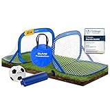 ELANI Fußballtore für Garten Kinder – inkl. 2X Fussballtor, Fußball, Ballpumpe & Kleiner Tragetasche - sicher, stabil & langlebig - Pop Up Fussballtore Kinder Outdoor - Minitore für Garten & Park